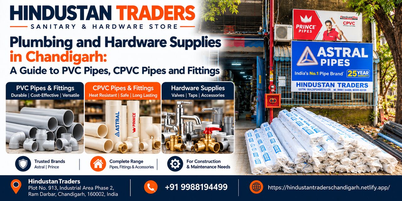 Chandigarh, Wholesale Products, PVC And CPVC Pipe Supplier In Chandigarh