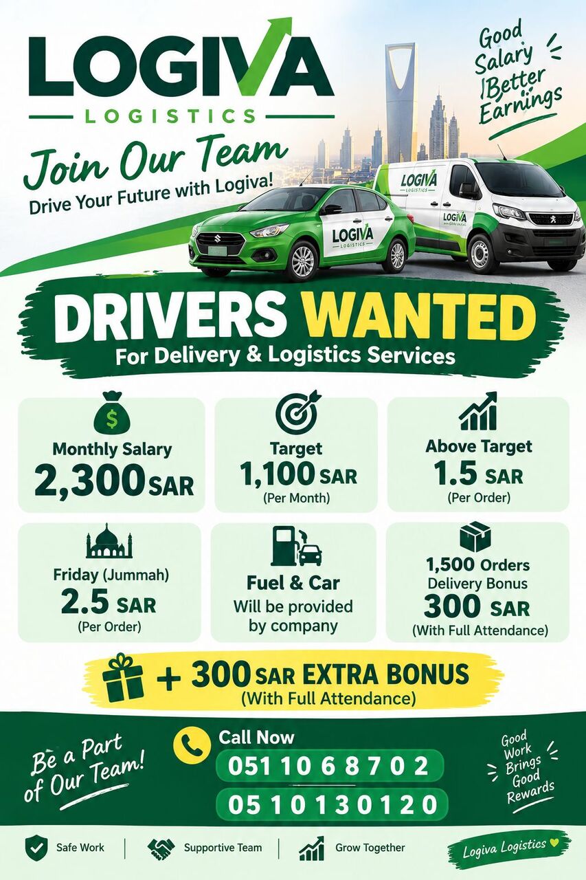 Riyadh, Jobs, Logiva Logistics