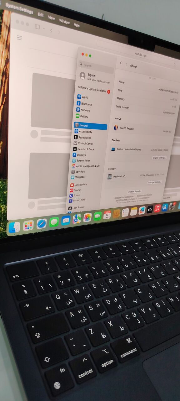 Riyadh, Computers, SAR 2500,  Like-New Apple MacBook Air M2 (13.6