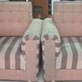 SAR 100,  For Sale - Doble Bed/Single Seater Sofa/TV Cabinet/ Baby Chair / Baby Stroller / Baby Crib