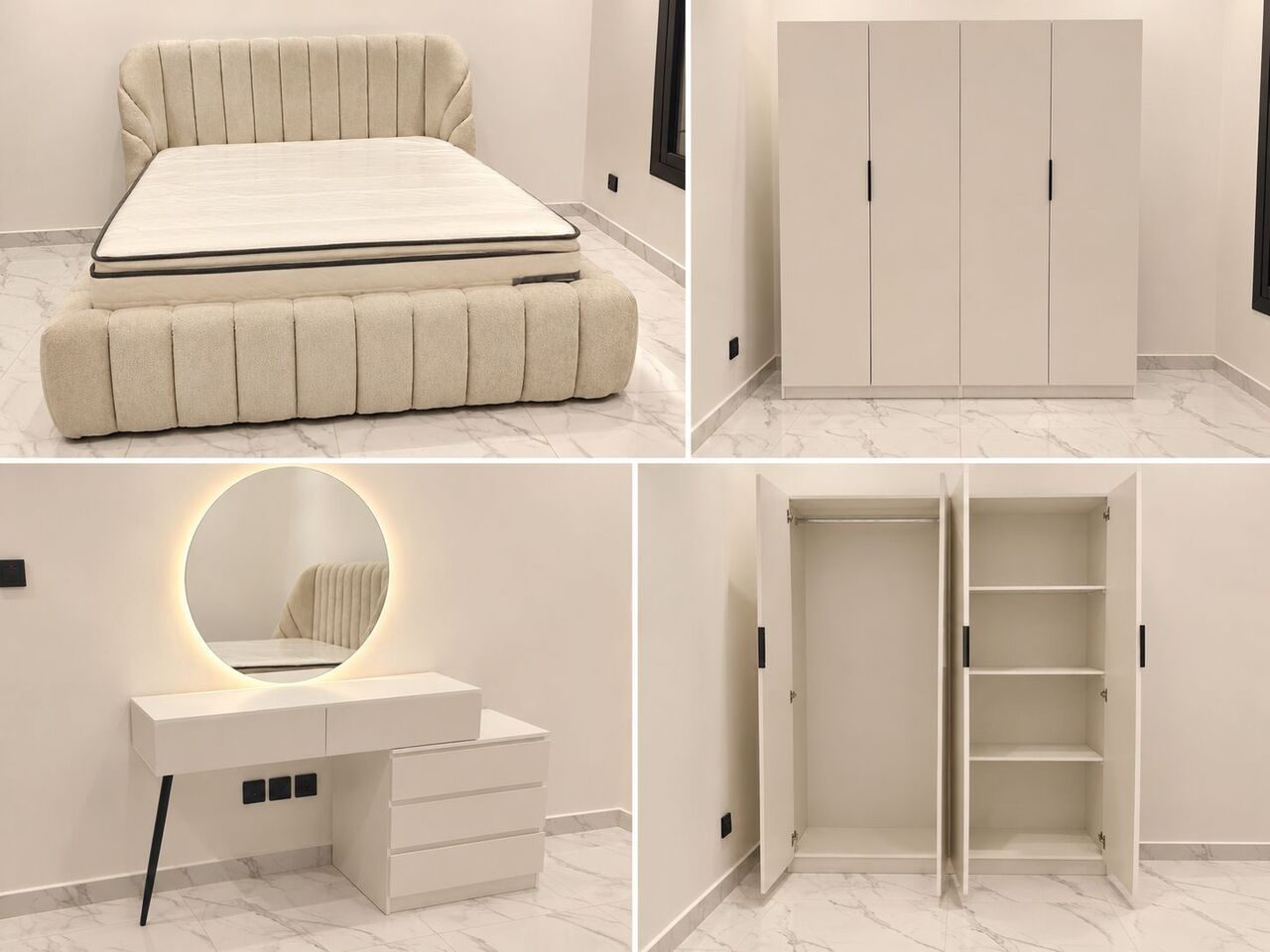 Jeddah, Furniture, SAR 1,  Complete Bedroom Set Available Brand New With Best Quality In All Colors Available