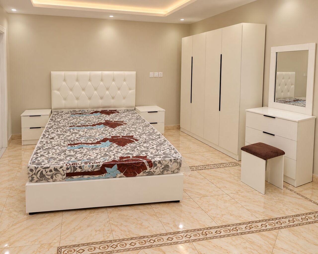 Jeddah, Furniture, SAR 1,  Complete Bedroom Set Available Brand New With Best Quality In All Colors Available