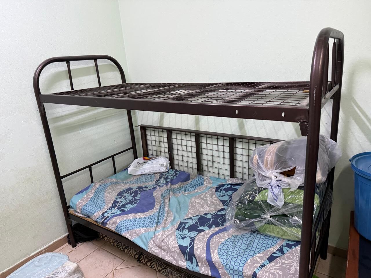 Riyadh, Furniture, SAR 200,  Double-Decker Metal Bunk Bed For Sale &ndash; Riyadh