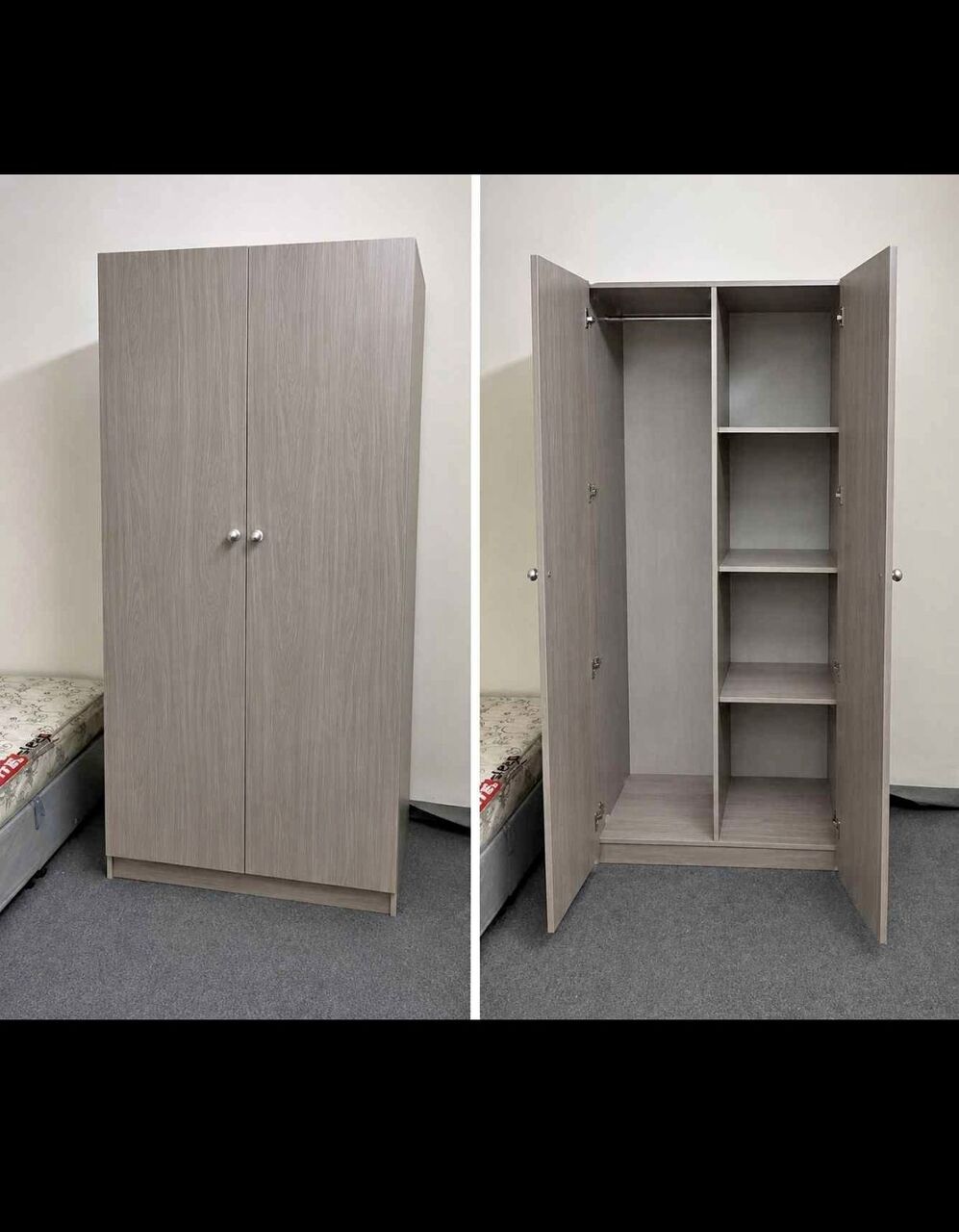 Al Safa, Furniture, SAR 1,  2 Door Wardrobe Available Brand New