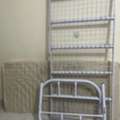 SAR 170,  Single Metal Bed Frame With Mattress &ndash; Good Condition