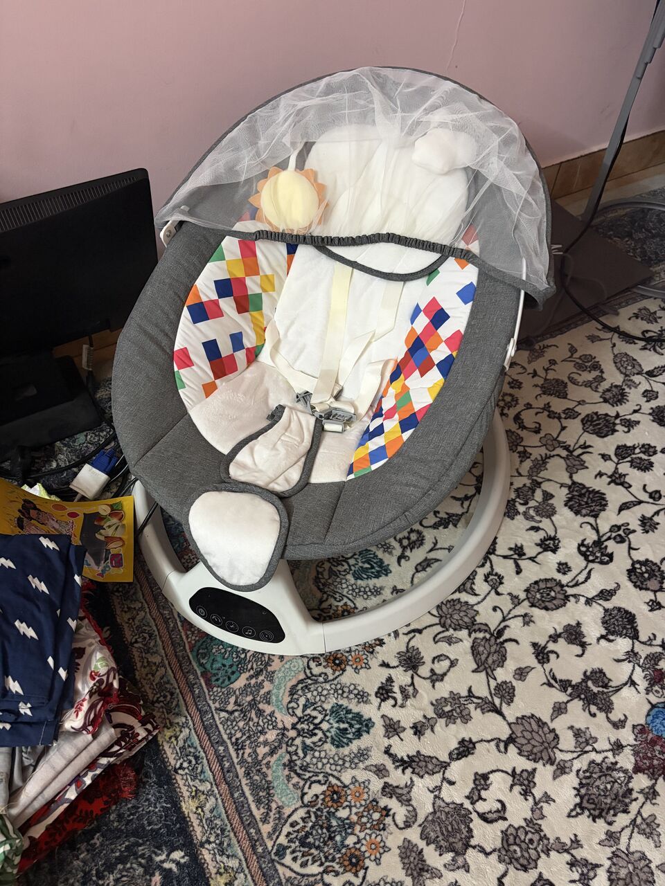 Al Malaz, Baby & Kid Stuff, SAR 300,  Baby Woker []junior), Babyrocker, Baby Swing, Baby Bath In A Very Good Condition