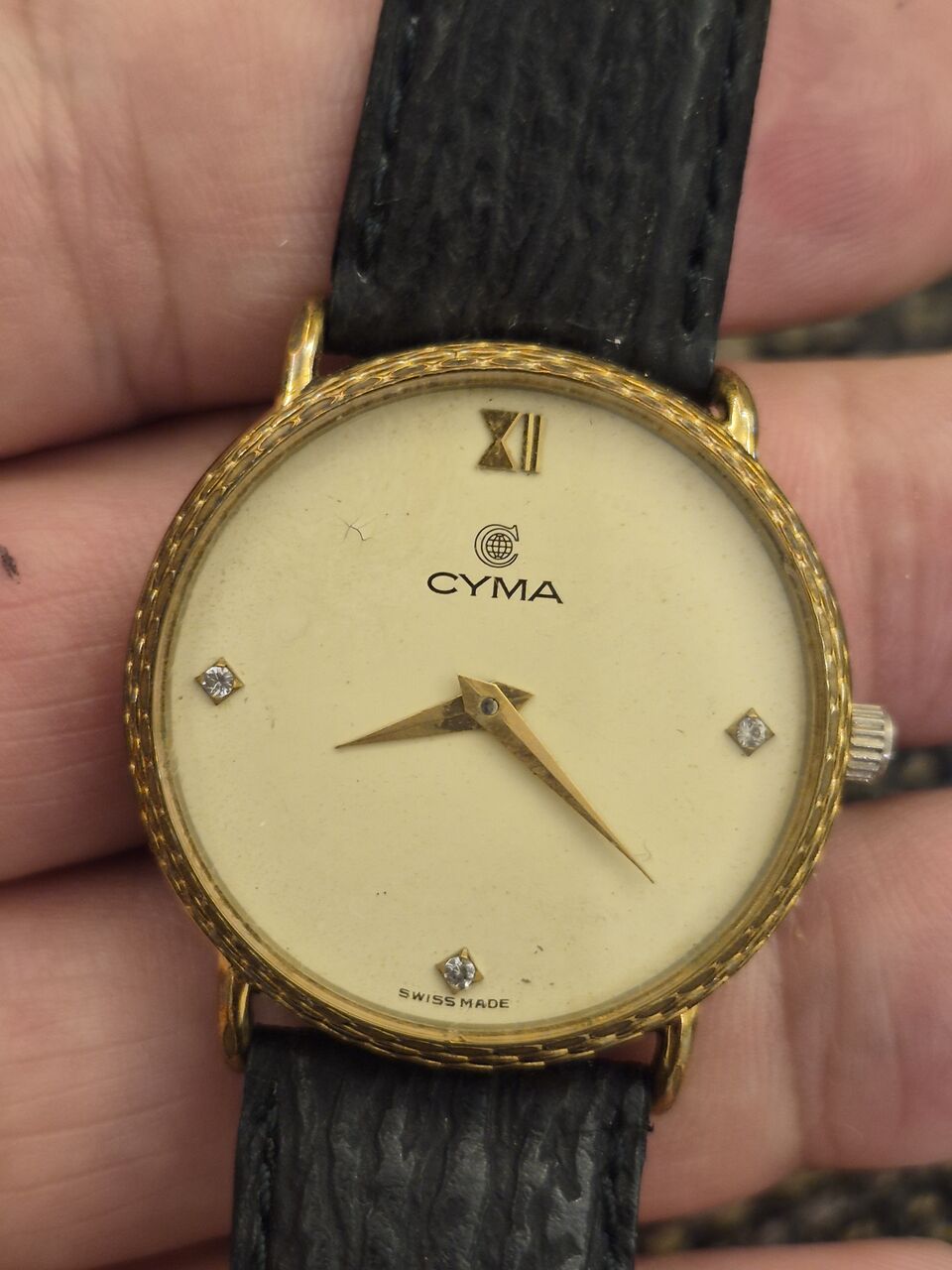 Riyadh, Watches, SAR 690,  Carina Watch Vintage Of 50 Years Old For Men Or Ladies Original Swiss Made