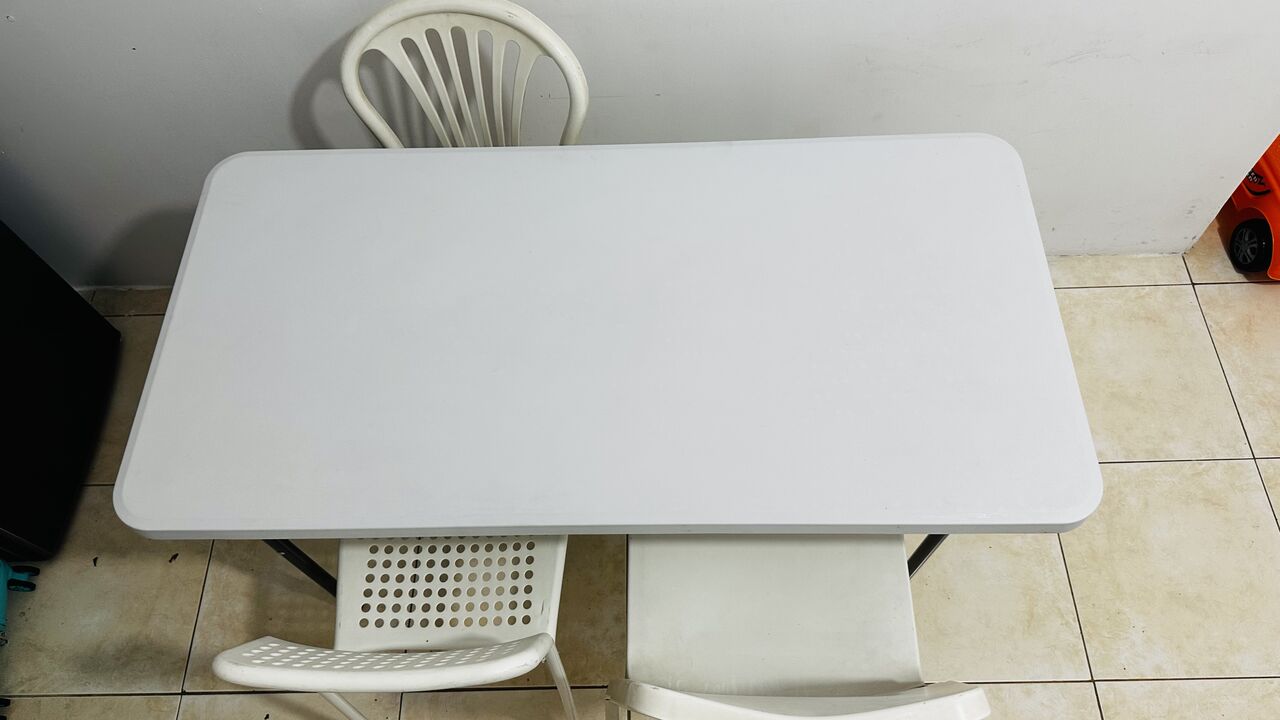Dammam, Furniture, SAR 180,  Dining Table With 3 Chairs For Sale