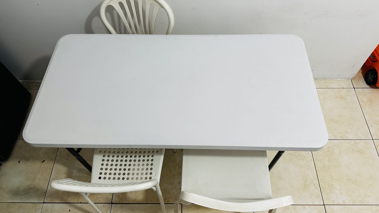 Dammam, Furniture, SAR 180,  Dining Table With 3 Chairs For Sale