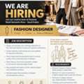 WE ARE HIRING: FASHION DESIGNER