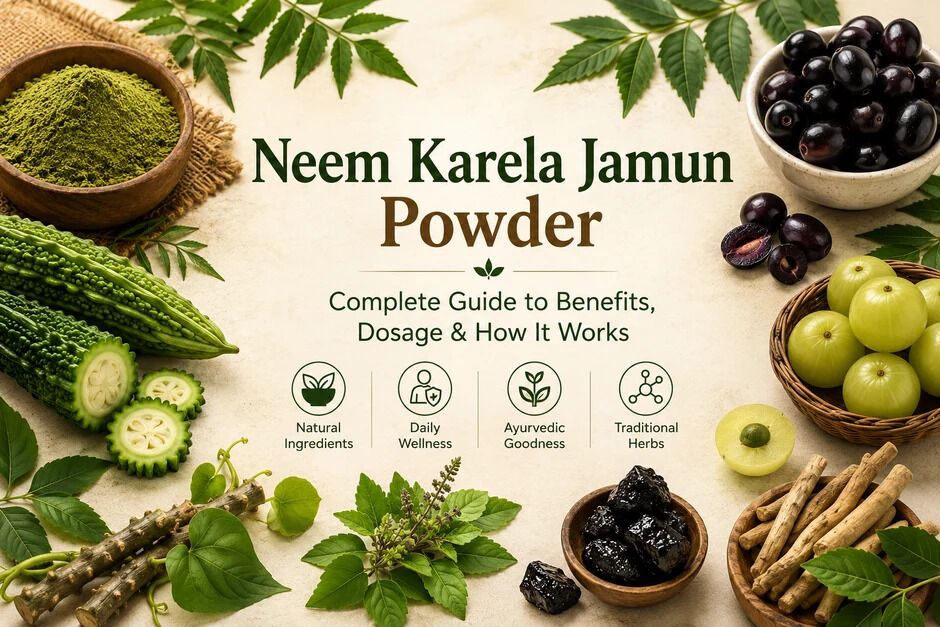 New Delhi, Health & Beauty Items, INR 1150,  Karela Jamun And Neem Powder For Herbal Wellness