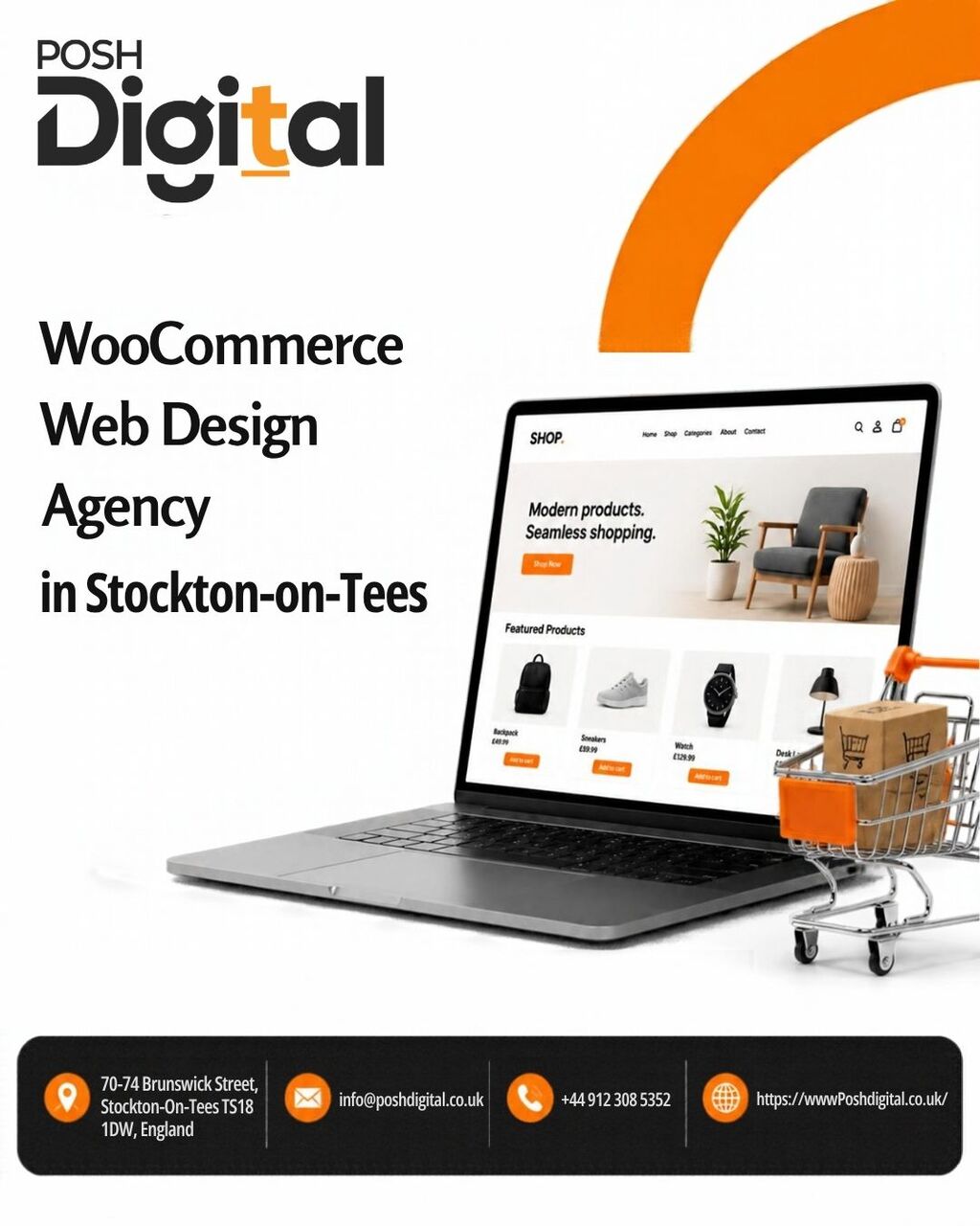 London, Marketing, Woocommerce Web Design Agency In Stockton On Tees