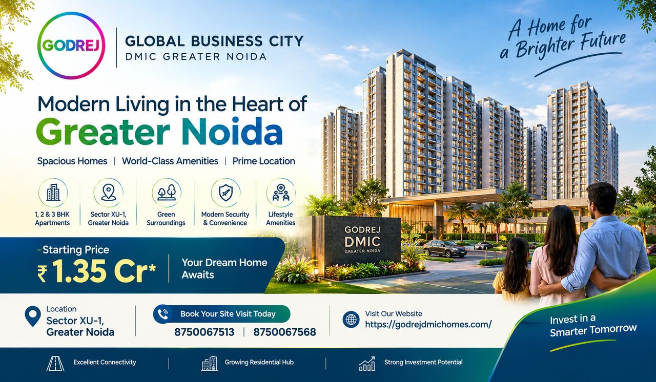 Greater Noida, Real Estate, A Fresh Address For Future Living: Explore Godrej DMIC In Greater Noida