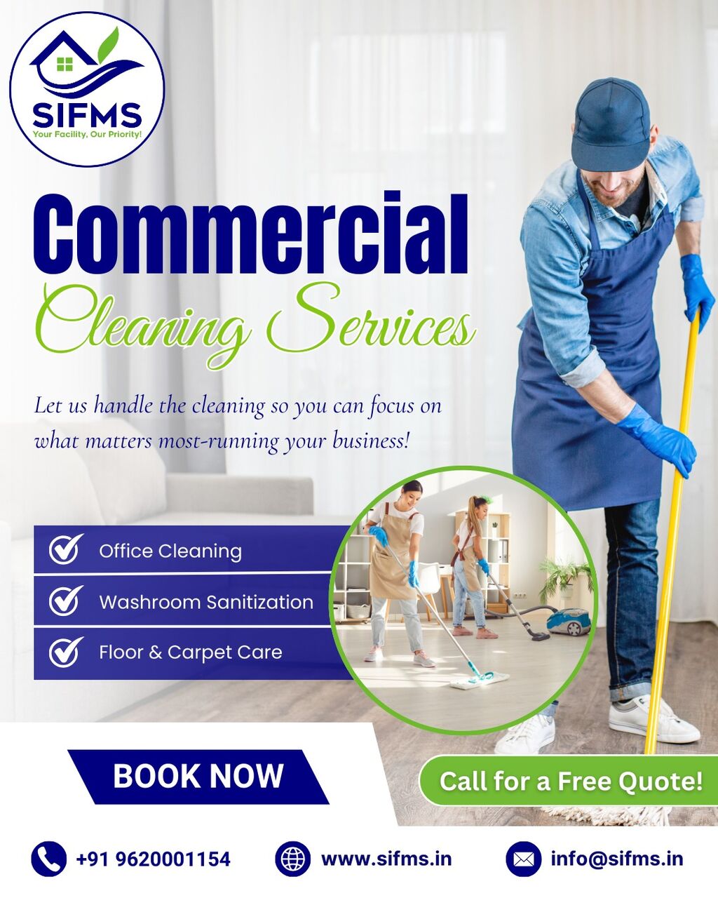 Bangalore, Businesses For Sale, Professional Exterior Facade & Window Cleaning In Bangalore | SIFMS