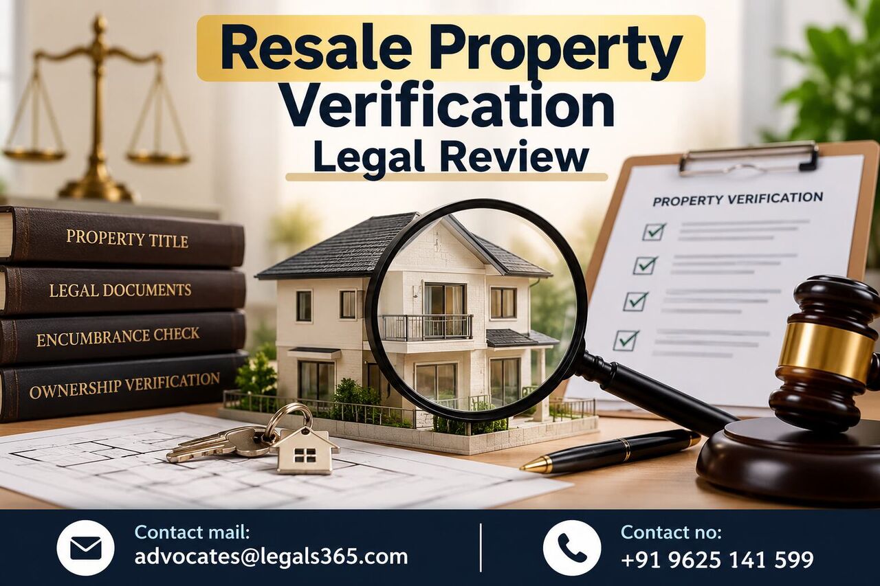 Ghaziabad, Legal, Why Is Resale Property Verification Legal Review Essential Before Purchasing A Property In