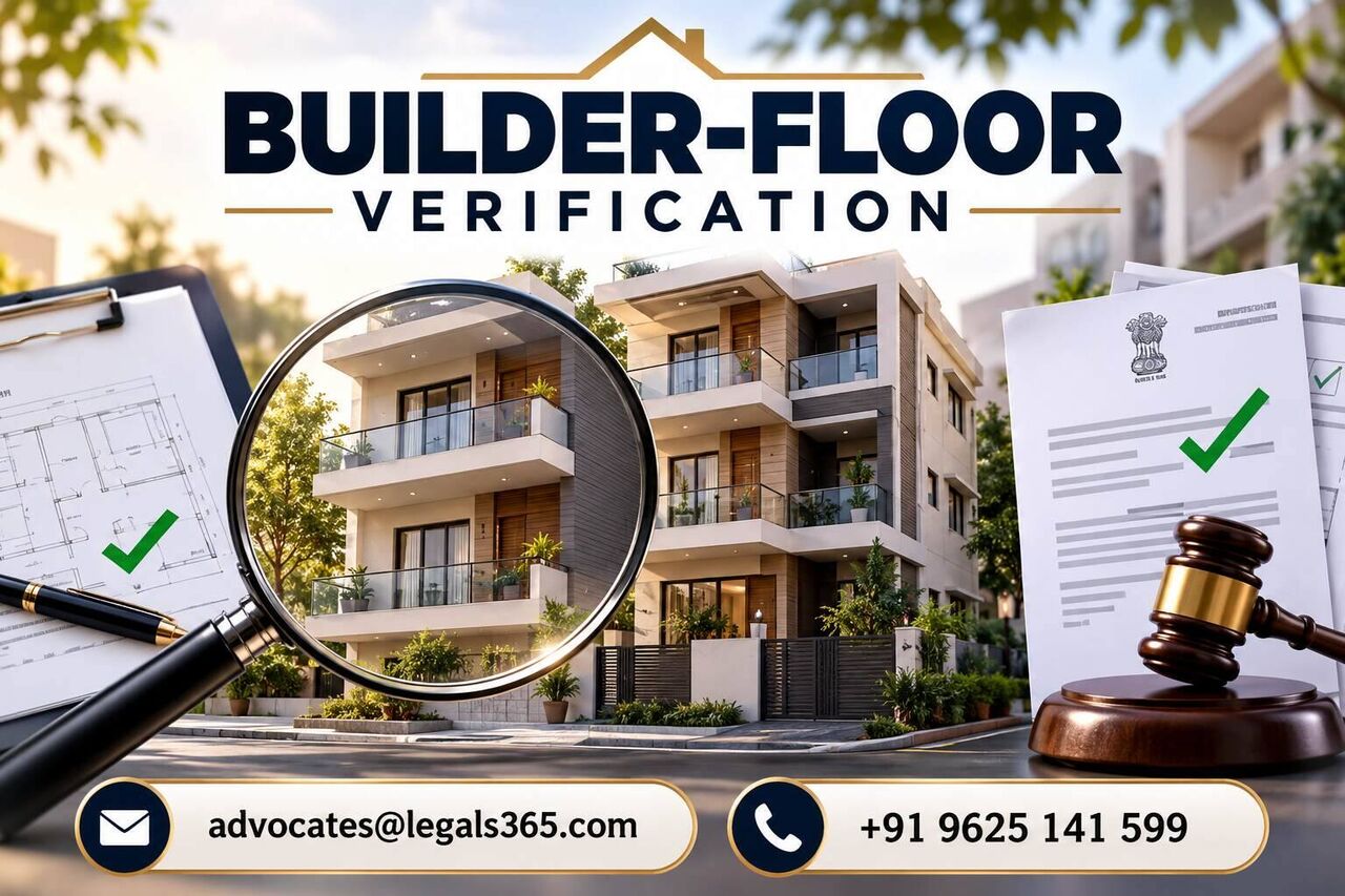 Ghaziabad, Legal, Why Is Builder-Floor Verification Important Before Buying A Residential Property?