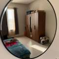 SAR 185,  Black Round Wall Mirror