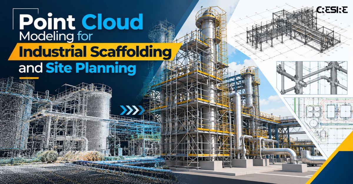 New York, Business, Point Cloud Modeling For Industrial Scaffolding And Site Planning
