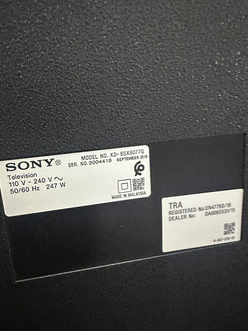 Riyadh, Electronics, SAR 2500,  Sony Android TV 65&rdquo;
