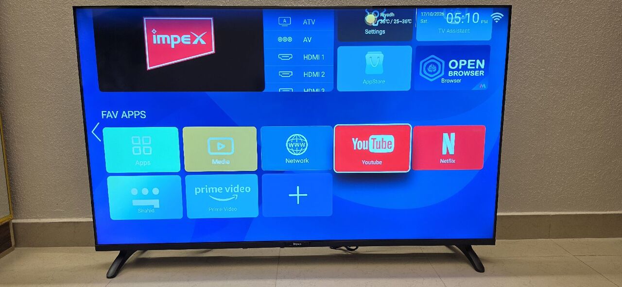 Al Malaz, Electronics, SAR 800,  Impex 58" LED TV
