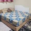 SAR 500,  Comfortable Upholstered Double / King Bed Frame With Mattress & Headboard