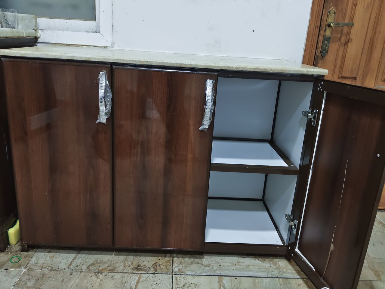 Al Thuqbah, Household Items, SAR 400,  Kitchen Cabinet For Sale Very Clean, Aluminum