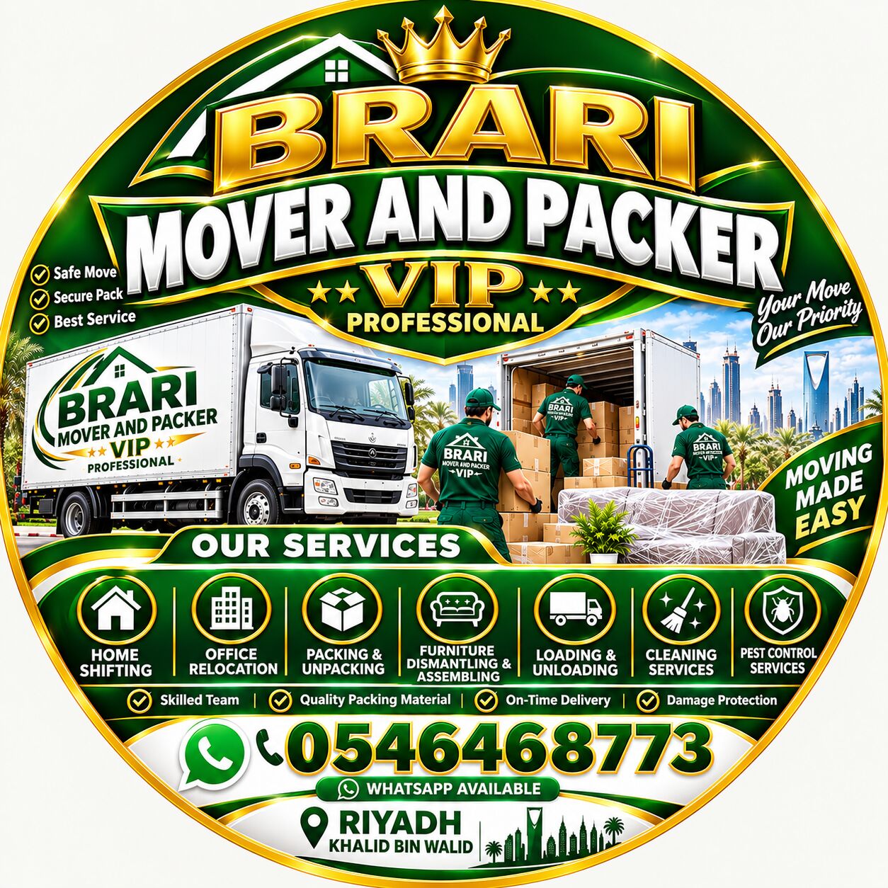 Riyadh, Cargo, &MOVERS & PACKERS – RIYADH 🚛  🏠 Home & Office Shifting Services 0546468773