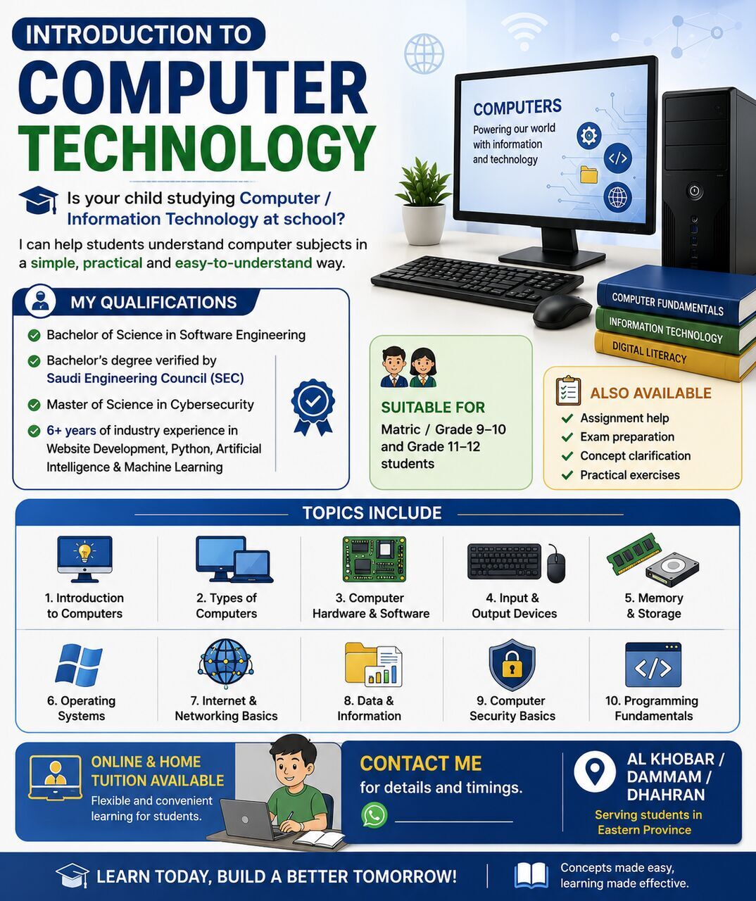 Riyadh, Lessons Offered, Is Your Child Studying Computer / Information Technology At School?