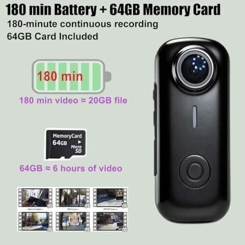 Riyadh, Electronics, SAR 60,  Wearable Bodycam Action New Camera - Clearance Sale At 60 SAR