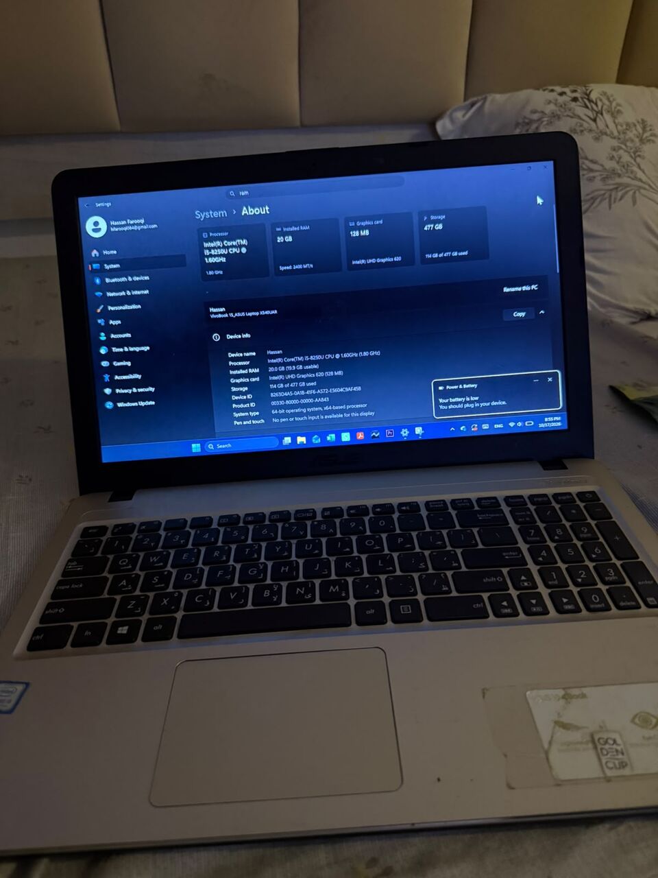 Riyadh, Tablet Computers, SAR 1000,  ASUS VIVOBOOK I5
