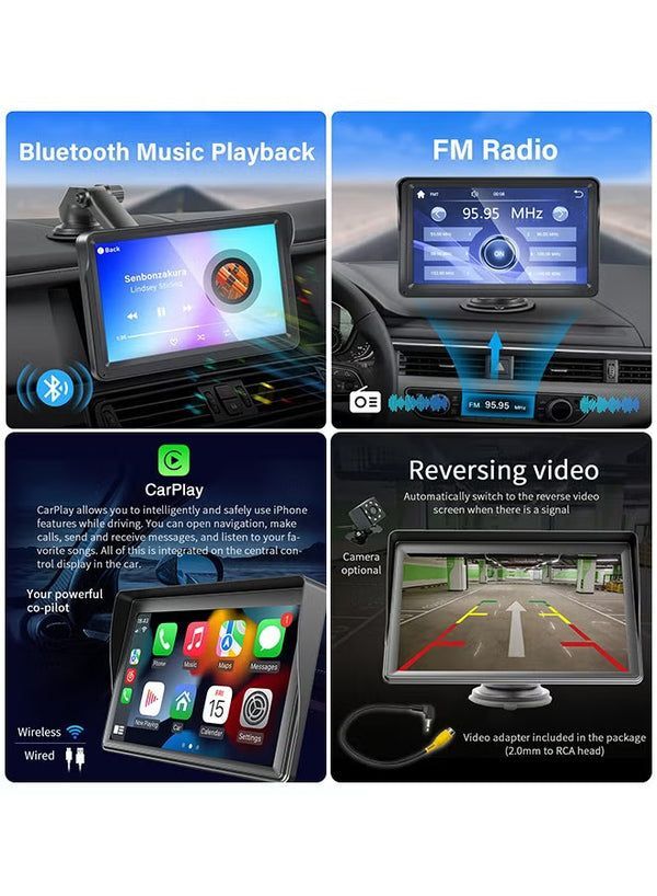 Riyadh, Temp Jobs, 7 Inch Touch Screen Car Display | Free Delivery In Ksa