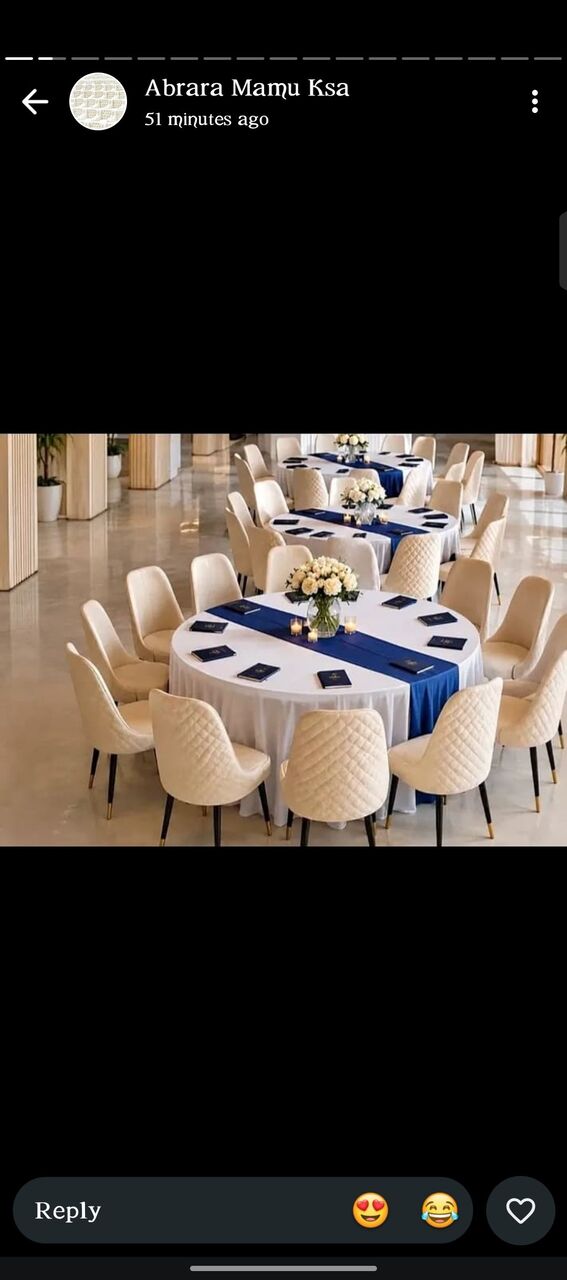 Riyadh, Furniture, SAR 60,  Premium Event Furniture Rental & Setup In Riyadh & All Over Ksa