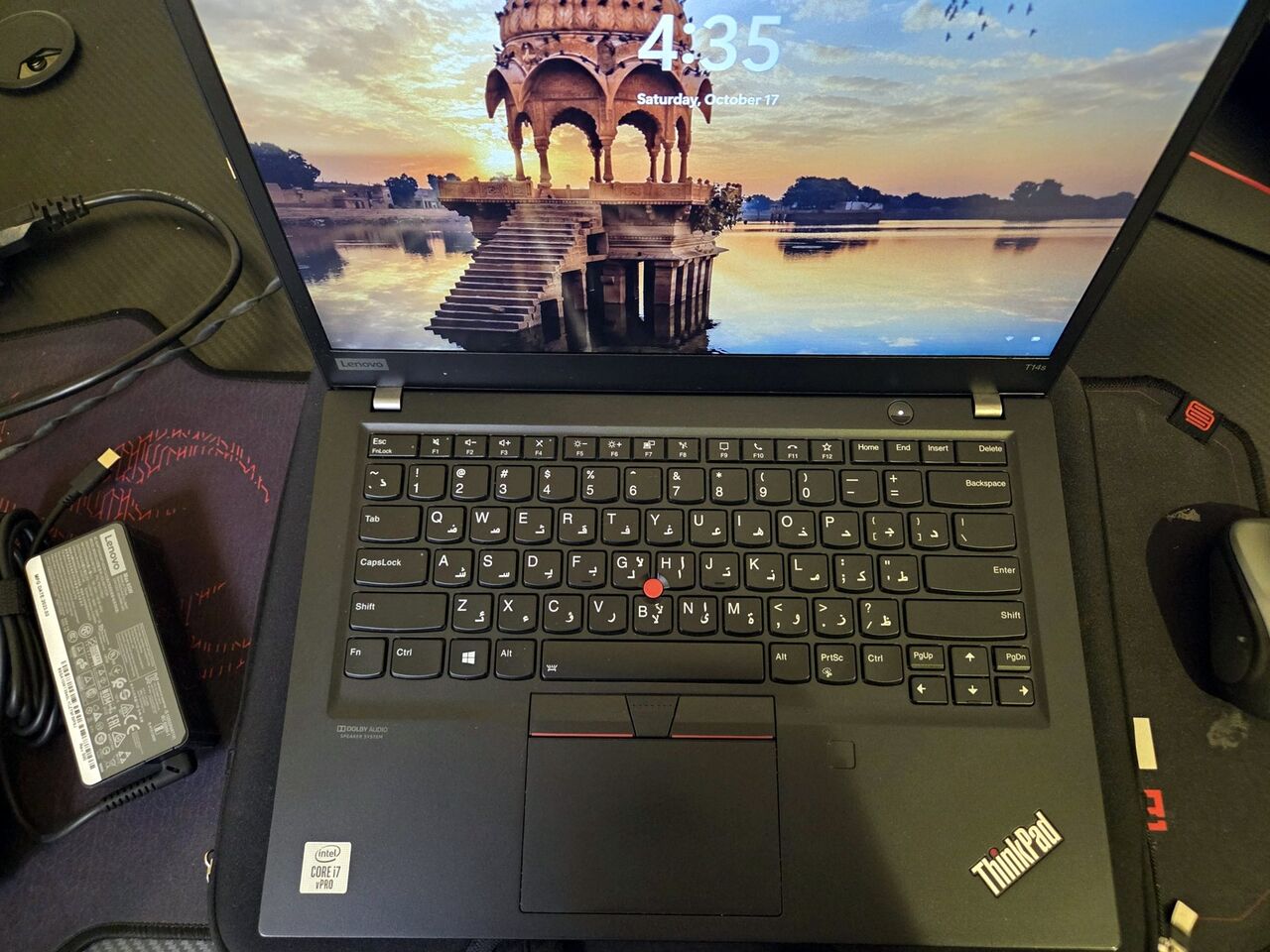 Riyadh, Computers, SAR 1500,  Lenovo ThinkPad T14s Gen 1 - Core I7 VPro, 16GB RAM, 256GB SSD - New Charger + Mouse + Sle