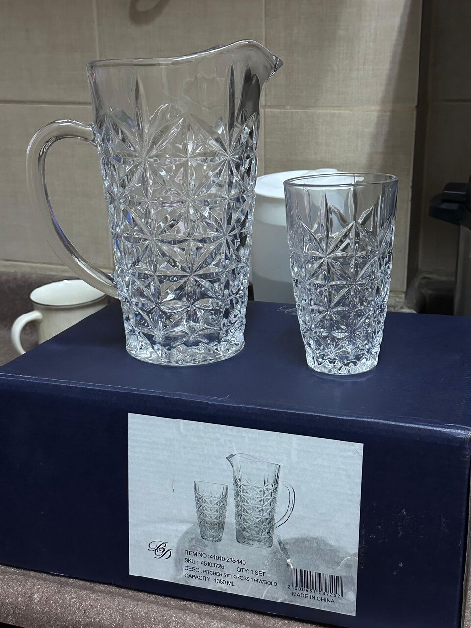 Al Khobar Al Shamalia, Furniture, SAR 35,  Jug With 4 Glasses