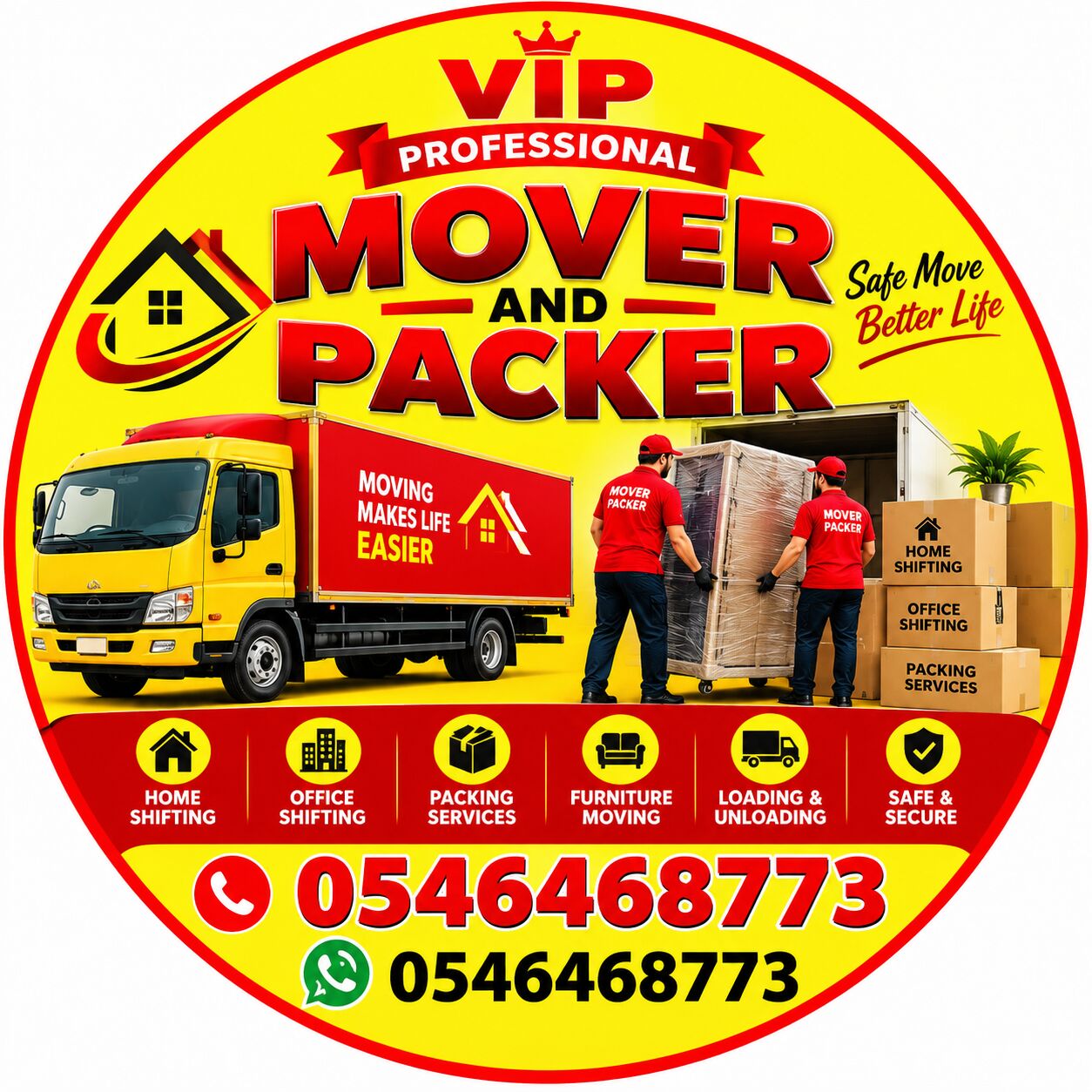 Riyadh, Cargo, ❤️MOVERS & PACKERS 💚 RIYADH 🚛  🏠 Home & Office Shifting Services 0546468773