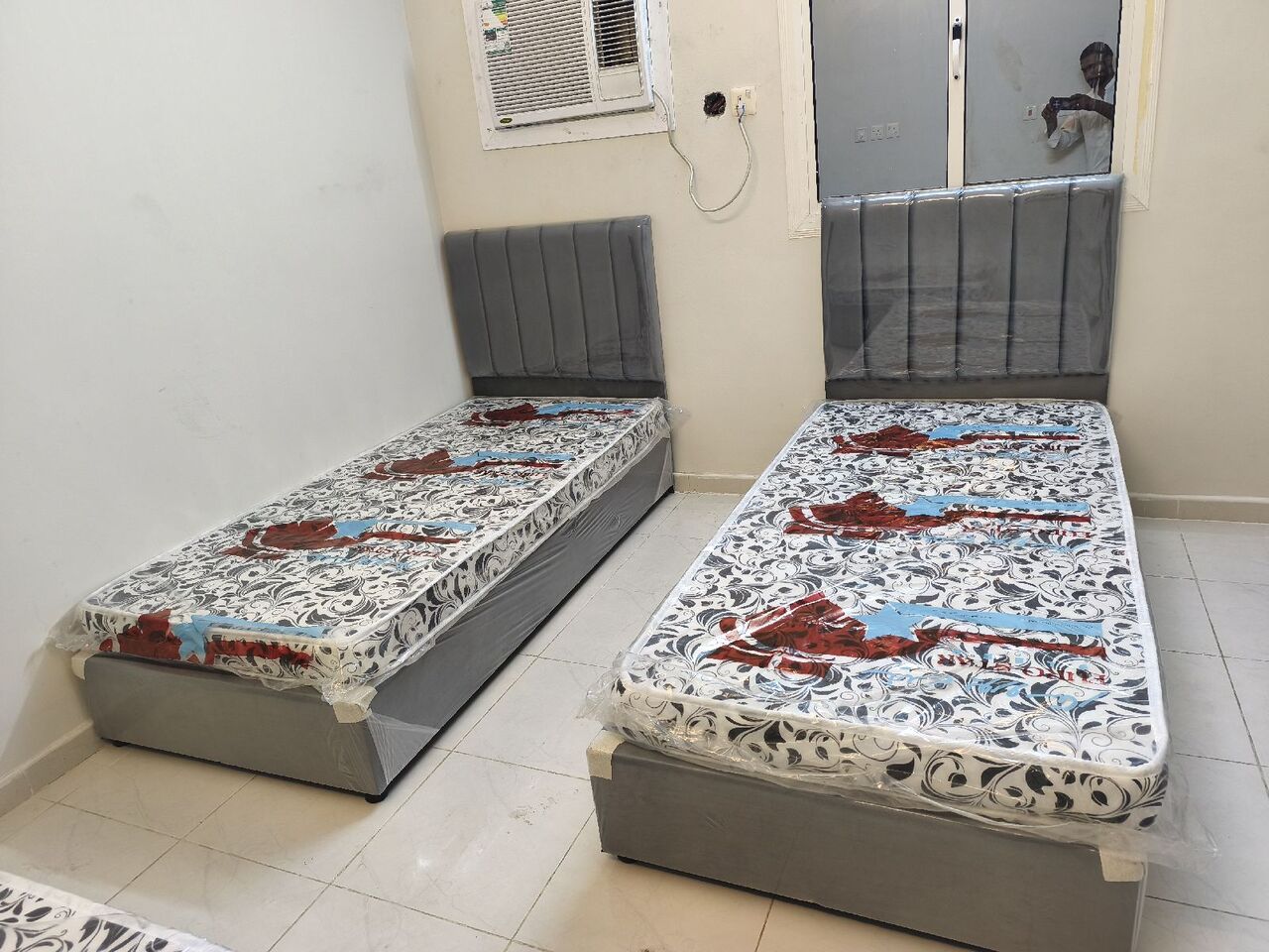 Al Safa, Furniture, SAR 1,  Single Bed With Mattress Available Brand New