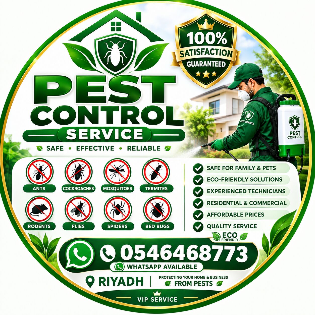 Al Malaz, Delivery, &PROFESSIONAL PEST CONTROL SERVICES 🪳 🚨 COMPLETE PEST CONTROL SOLUTIONS 🚨 ✅0546468773