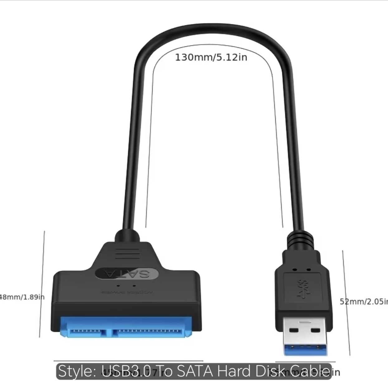 Riyadh, Computers, SAR 15,  USB 3.0 To SATA Hard Drive Adapter Cable