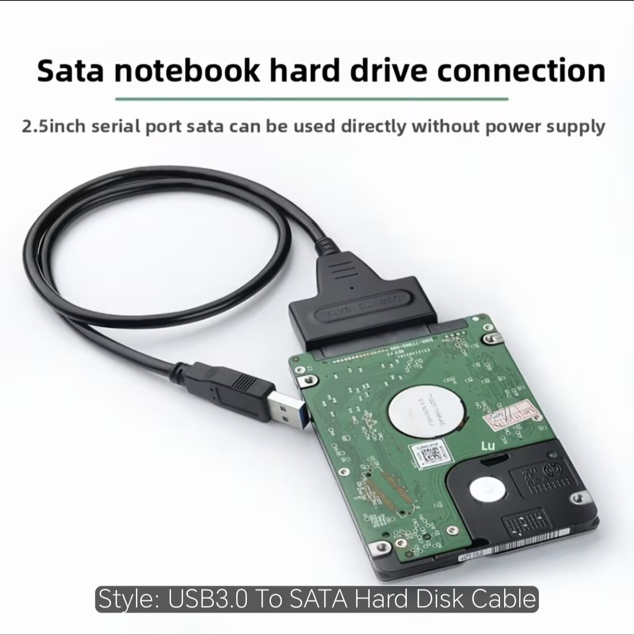 Riyadh, Computers, SAR 15,  USB 3.0 To SATA Hard Drive Adapter Cable
