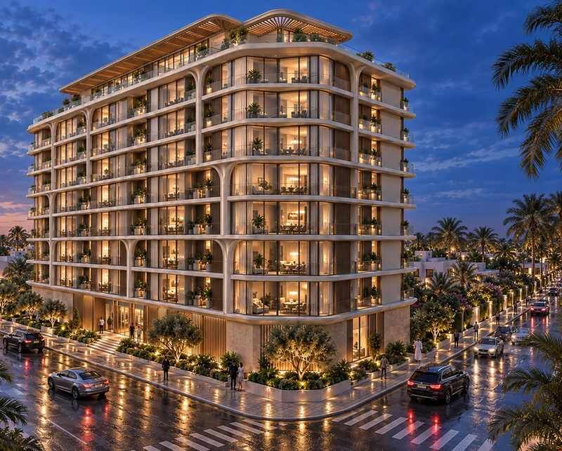 Dubai, Real Estate For Sale, USD 231455,  1 BR,  49 Sq. Meter,  1-Bedroom Apartment In Lunara Tower | Majan