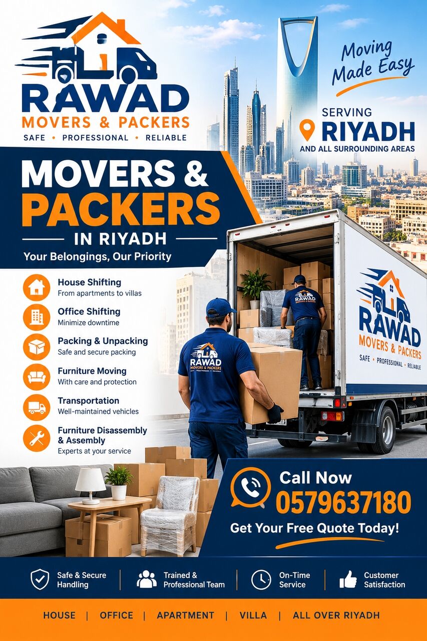 Riyadh, Labor/Moving, Professional Movers & Packers In Riyadh