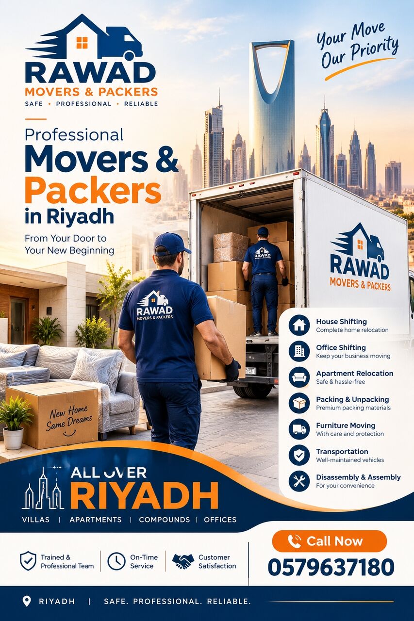 Riyadh, Labor/Moving, House Shifting & Furniture Moving In Riyadh