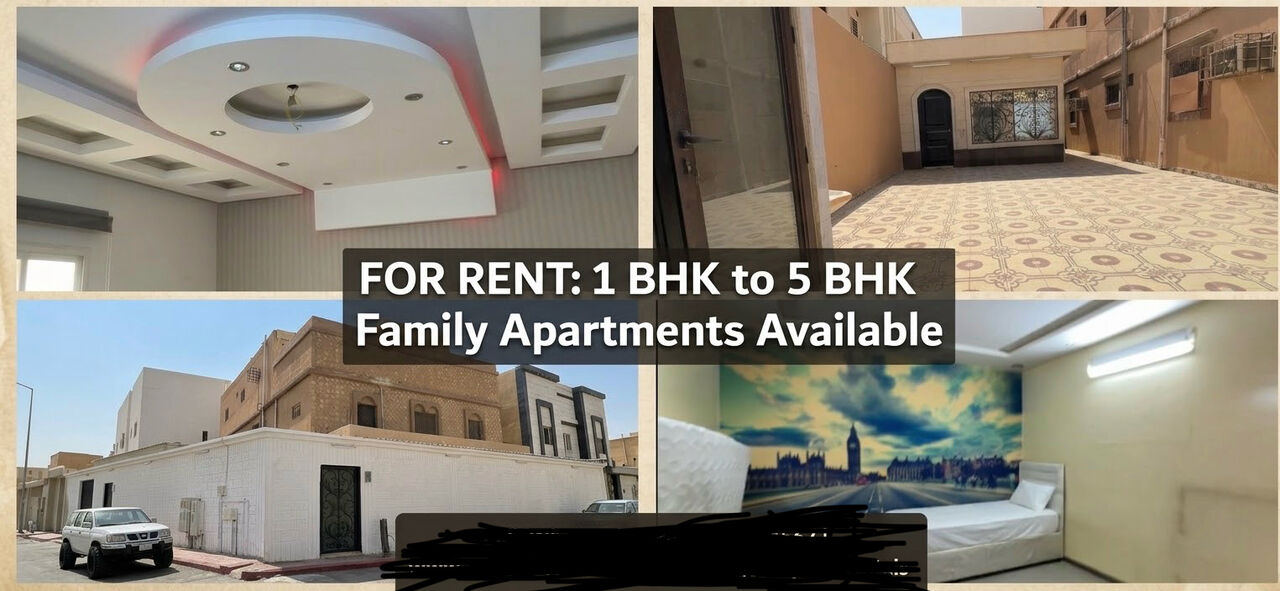 Riyadh, Apartments, Flats, Houses & Villas, 6 BR,  Family Apartmrnt For Rent