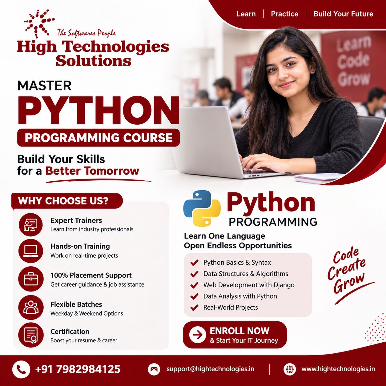 New Delhi, Education, HTS India - Training Institute For Information Technology In Kalkaji, Delhi