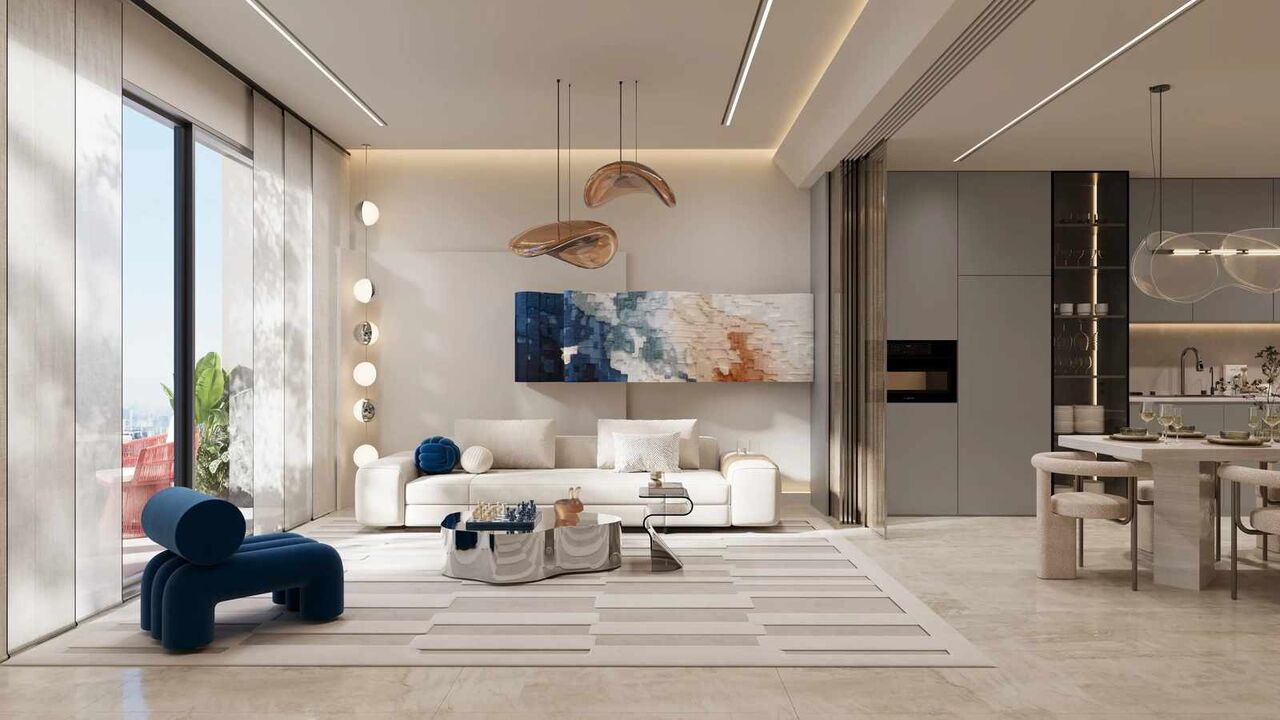 Dubai, Real Estate For Sale, USD 561210,  2 BR,  122 Sq. Meter,  2-Bedroom Apartment In Treppan Vision | Dubailand Residence Complex
