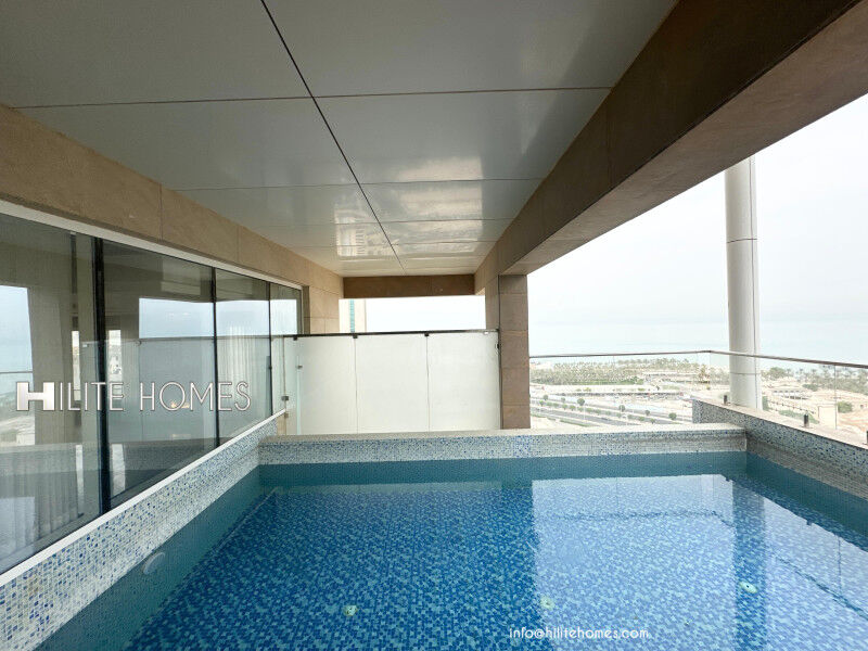 Salmiya, Apartments, Flats, Houses & Villas, KWD 6000/month,  5 BR,  Beautiful Luxury Penthouse For Rent In Salmiya