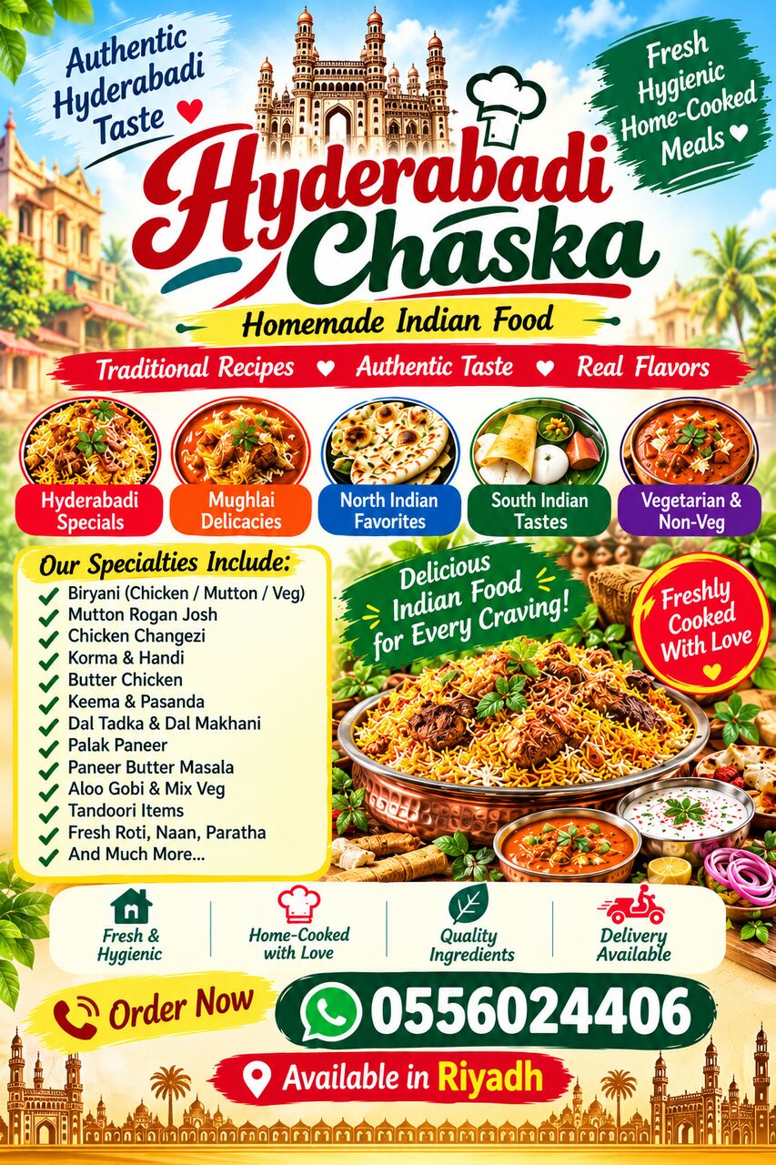 Riyadh, Food & Drink, 🔥 HYDERABADI CHASKA – AUTHENTIC HYDERABADI FOOD IN RIYADH! 🔥