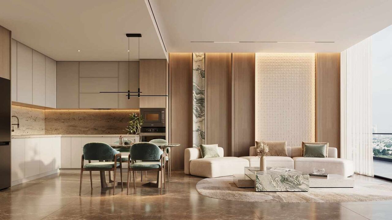 Dubai, Real Estate For Sale, USD 354000,  2 BR,  82 Sq. Meter,  2-Bedroom Apartment In Samana Greenfield 2 | Al Warsan
