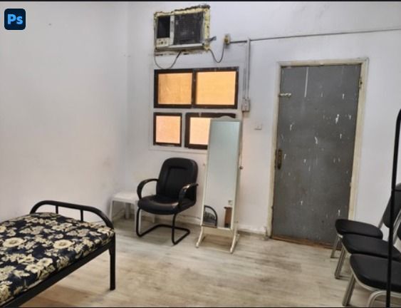 Al Adama, Rooms for Rent, SAR 500/month,  SAR 500/Month  Furnished Room For Rent In 2BHK Apartment  1st Floor