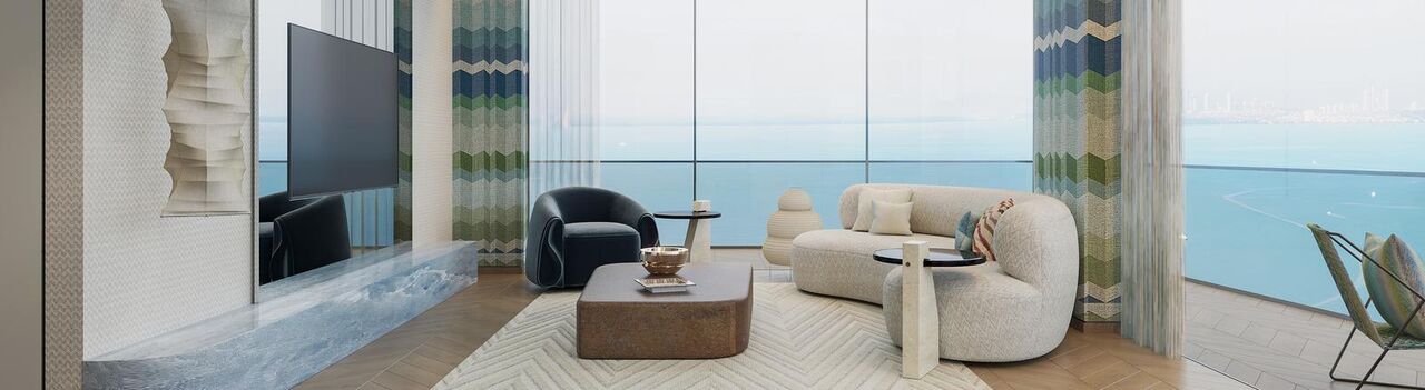 Dubai, Real Estate For Sale, USD 789670,  2 BR,  93 Sq. Meter,  2-Bedroom Apartment In The Bay Interiors By Missoni | Dubai Islands
